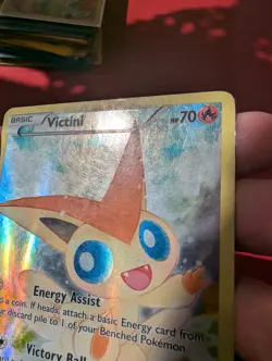 Victini XY117 Promo Full Art Holo Pokemon Card Great Condition - Image 3