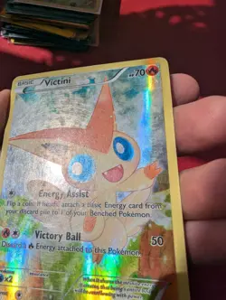 Victini XY117 Promo Full Art Holo Pokemon Card Great Condition - Image 4