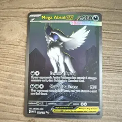 Pokemon Mega Absol EX 180/132 MEG Rare 280 HP 200 Power English - Image 1