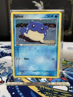 Pokemon Card Ex Legend Maker Spheal 65/92 2006 Reverse Stamped Holo Swirl - Image 1