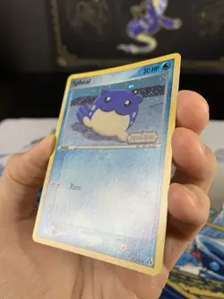 Pokemon Card Ex Legend Maker Spheal 65/92 2006 Reverse Stamped Holo Swirl - Image 4