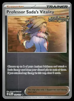 Professor Sada's Vitality 120/131 Prismatic Evolutions Pokemon Reverse Holo LP - Image 1
