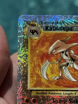 Pokemon Legendary Collection Kabutops Reverse Holo Rare 27/110 English 2002 - Image 2