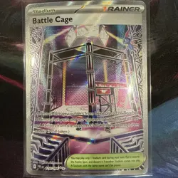 Pokemon TCG Holo Ultra Rare Full Art Battle Cage 116/94 - Image 1