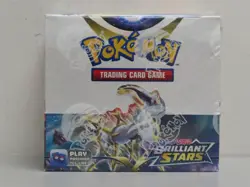 2022 Pokemon Sword & Shield Brilliant Stars Factory Sealed Booster Box - Image 1