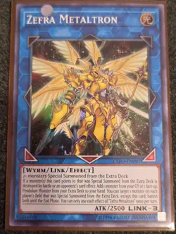 Yugioh - Zefra Metaltron - EXFO-EN097 - Super Rare - Unl Ed. -NM/M - Image 1