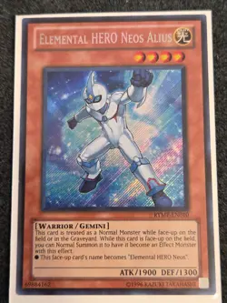 Yugioh! 1x (NM) Elemental HERO Neos Alius RYMP-EN010 Secret Rare - Image 1