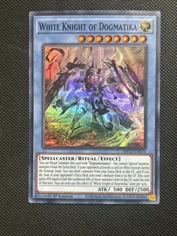 White Knight of Dogmatika MP22-EN075 Super Rare YuGiOh - Image 1