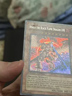 Yu-Gi-Oh! HORUS THE BLACK FLAME DRAGON LV8 #EEN-ENSE1 LIGHT PLAY - Image 3