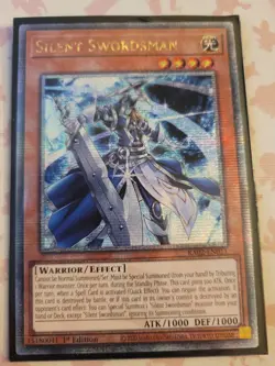 Yu-Gi-Oh! Silent Swordsman RA02-EN011 Quarter Century Rare - Image 1