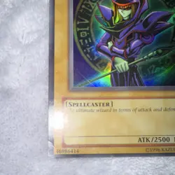 Dark Magician LOB-005 Ultra Rare Legend of Blue Eyes Unlimited Yugioh NM Holo - Image 4