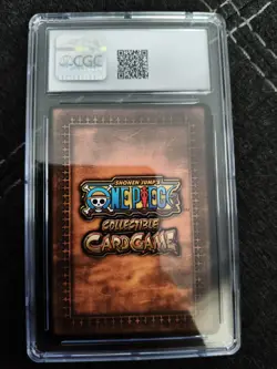 2005 One Piece CCG CH047 Luffy The Great Captain Straw Hat Foil CGC 8 NM/MINT - Image 2
