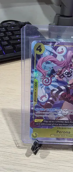 One Piece Perona OP14-111 SR Alternate Art - The Azure Sea's Seven - English - Image 2