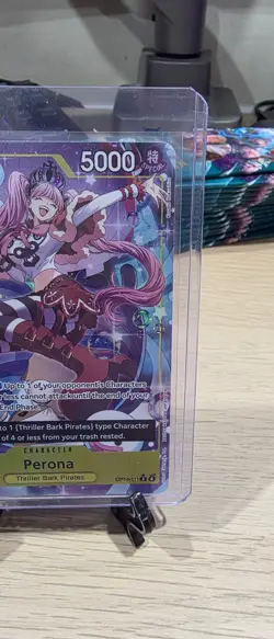 One Piece Perona OP14-111 SR Alternate Art - The Azure Sea's Seven - English - Image 3