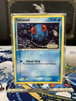 Pokemon Card Ex Legend Maker Tentacool 66/92 2006 Reverse Stamped Holo HP - Image 1