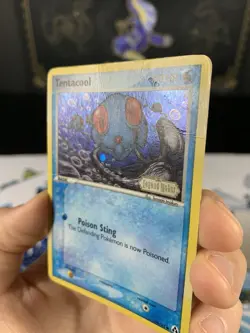 Pokemon Card Ex Legend Maker Tentacool 66/92 2006 Reverse Stamped Holo HP - Image 2
