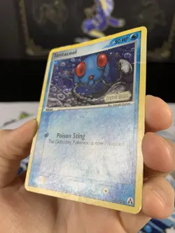 Pokemon Card Ex Legend Maker Tentacool 66/92 2006 Reverse Stamped Holo HP - Image 4