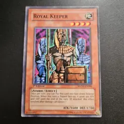 Yu-Gi-Oh TCG Royal Keeper SDZW-EN006 1st Edition Common Card Played LP - Image 1