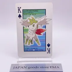 Shaymin Pokemon Playing Platinum Card Poker Giratina Nintendo Japanese Vintage K - Image 1