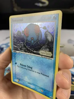 Pokemon Card Ex Legend Maker Tentacool 66/92 2006 Reverse Stamped Holo - Image 3