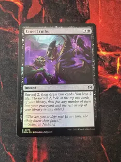 MTG - Cruel Truths - TDM - 0076 - Foil - Image 1