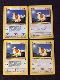 4 x Pidgey 86/130 Pokemon Base Set 2 - Image 1