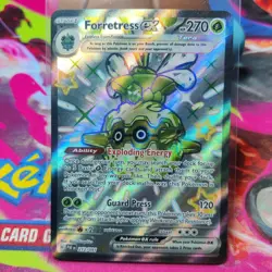 Forretress ex 212/091 – Paldean Fates Shiny Ultra Rare – LP Pokemon TCG - Image 1