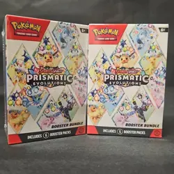 Pokemon TCG Scarlet Violet Prismatic Evolutions Booster Bundle Lot Of 2 - Image 1