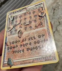 Alph Lithograph 2010 Pokemon Triumphant Ultra Rare 4 - Image 1