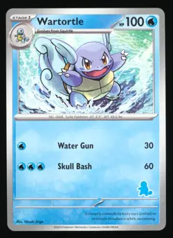 2023 POKEMON TCG MY FIRST BATTLE SQUIRTLE DECK STAMPED - WARTORTLE - Image 1