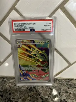 2025 Pokemon Dri En Hydrapple Illustration Rare #188 PSA 8 - Image 1
