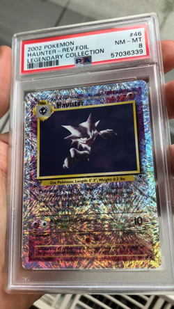 Haunter Legendary Collection REVERSE HOLO PSA 8 46/110 2002 Pokemon - Image 2