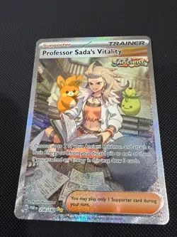 Professor Sada's Vitality 256/182 Special Illustration Rare Paradox Rift Pokemon - Image 1