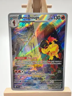 Pokemon Scarlet and Violet - ARMAROUGE - ILLUSTRATION RARE - 203/198 - NM - Image 1