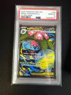 PSA 10 Mega Venusaur ex #155 - Pokemon Mega Evolution (Fast Shipping!) - Image 1