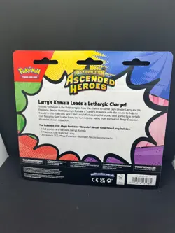 Pokemon TCG Ascended Heroes Larry's Komala 2-Pack Blister BRAND NEW SEALED - Image 2