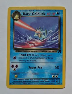 Pokemon - Dark Golduck - Team Rocket 37/82 - Uncommon - LP - Image 1