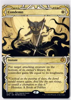 Condemn NM/M* SHOWCASE Special Guests Foundations ENGLISH 0074 mtg -UnltdCards - Image 1