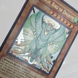 YUGIOH SIMORGH THE BIRD OF DIVINITY 1ST SD8-EN001 ULTRA (LP) - Image 2