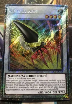 *** ARMORY ARM *** PLATINUM RARE 1ST EDITION RA03-EN213 YUGIOH! - Image 1