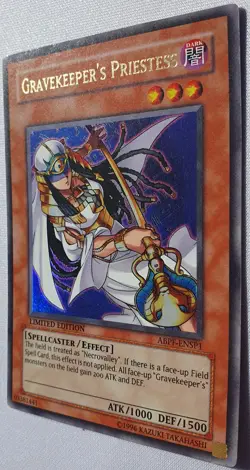 Yugioh 1x Gravekeeper's Priestess ABPF-ENSP1 Limited Edition Ultra Rare NM - Image 3
