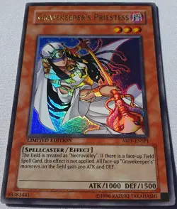 Yugioh 1x Gravekeeper's Priestess ABPF-ENSP1 Limited Edition Ultra Rare NM - Image 5