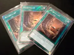 3x Necrovalley RA04-EN122 Platinum Secret Rare 1st Ed NM Playset Yu-Gi-Oh - Image 1