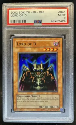 2002 Yu-Gi-Oh Starter Deck: Kaiba Lord of D. #SDK-041 PSA 9 - Image 1