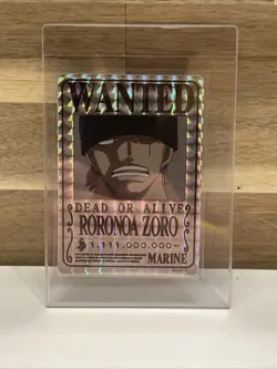 ONE PIECE CCG, STICKER, RORONOA ZORO DEAD OR ALIVE X2 - Image 1