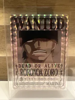 ONE PIECE CCG, STICKER, RORONOA ZORO DEAD OR ALIVE X2 - Image 2