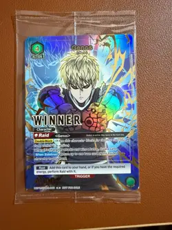 Genos (Winner Promo) UEPR/OPM-1-048 - Union Arena - One Punch Man - SEALED - Image 1