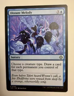 MTG Magic Distant Melody 0154 Commander: The Lost Caverns of Ixalan LCC - Image 1