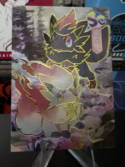Pokemon SC Zorua’s Holo Collectible Card - Image 2