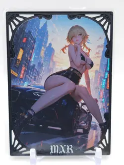 Goddess Story - Black Metal Waifu Card - Lumine - NUMBERED 087/200 - Image 1